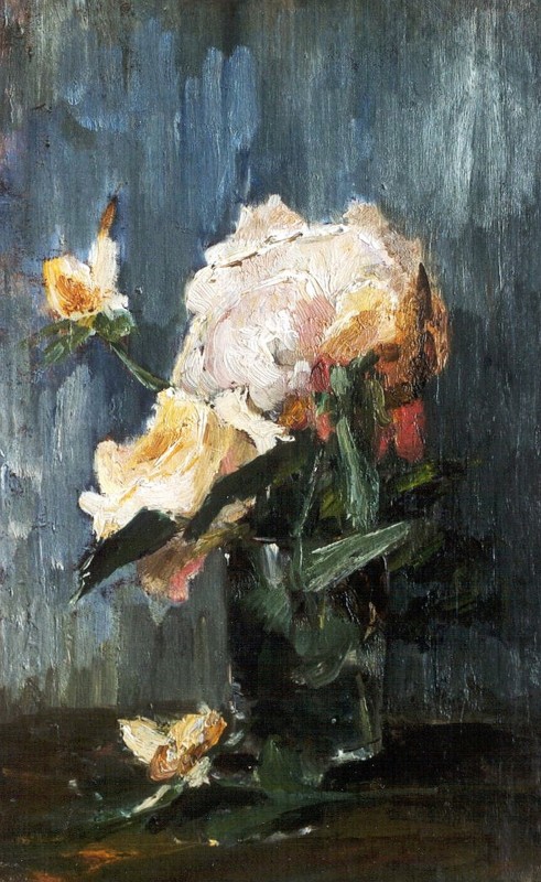 "Painting. Flowers" by Sina Mesdag-van Houten