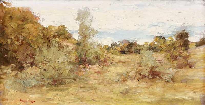 "Painting. Landscape" by Nicolae Grigorescu