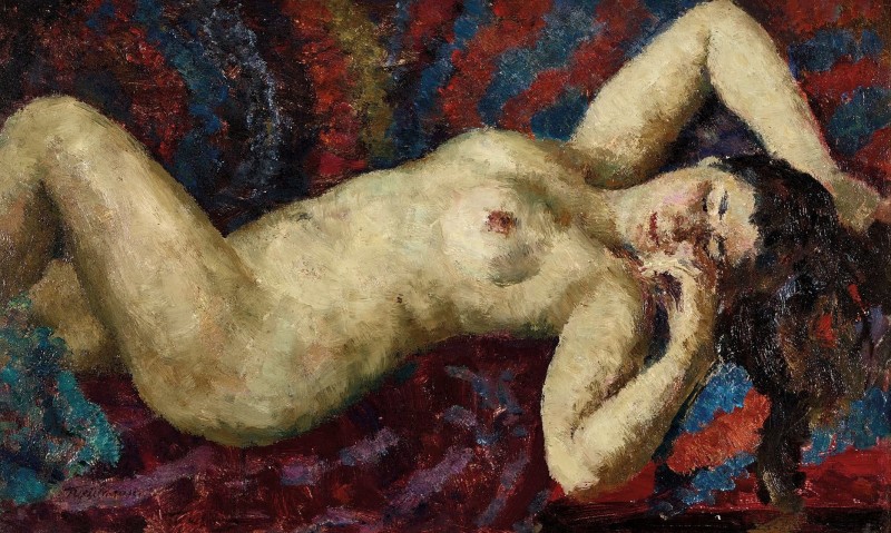 "Painting. Nude" by Grigori Izrailevich Tseitlin