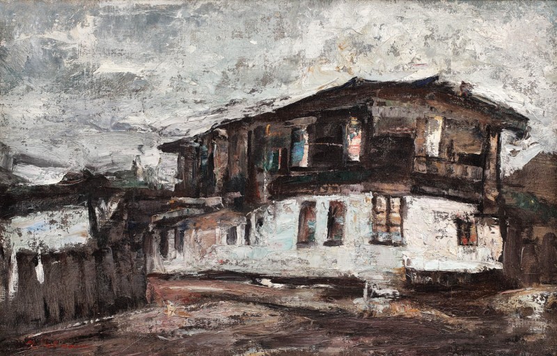 "Composition" by Gheorghe Petrașcu