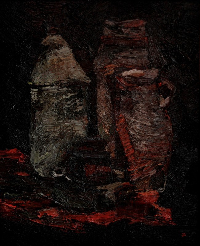 "Still life" by Oxana Țip, 2004, 500x400mm, oil on canvas