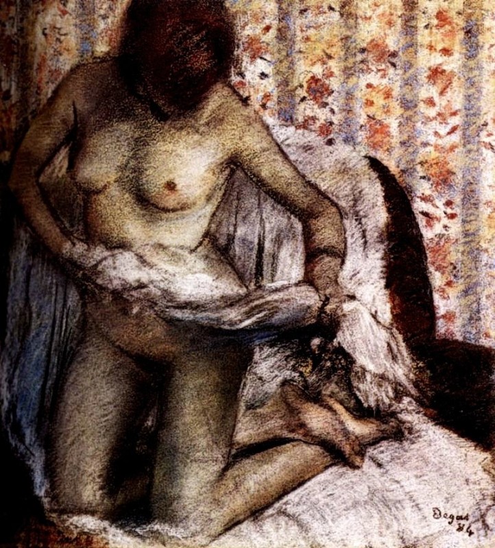 "Painting. Nude" by Edgar Degas