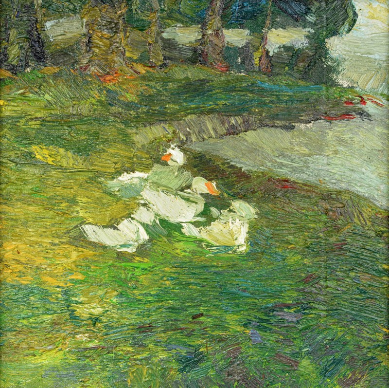 "Motiv" by Daniela Sîrbu, 2014, 300x300mm, oil on canvas