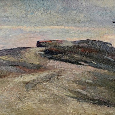 "Butuceni" by Anatol Ghimpu, 1999, 420x840mm, ulei pe pânză