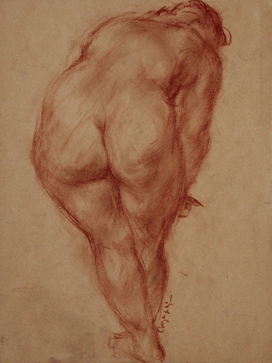 "Drawing. Nude" by Roger Plin