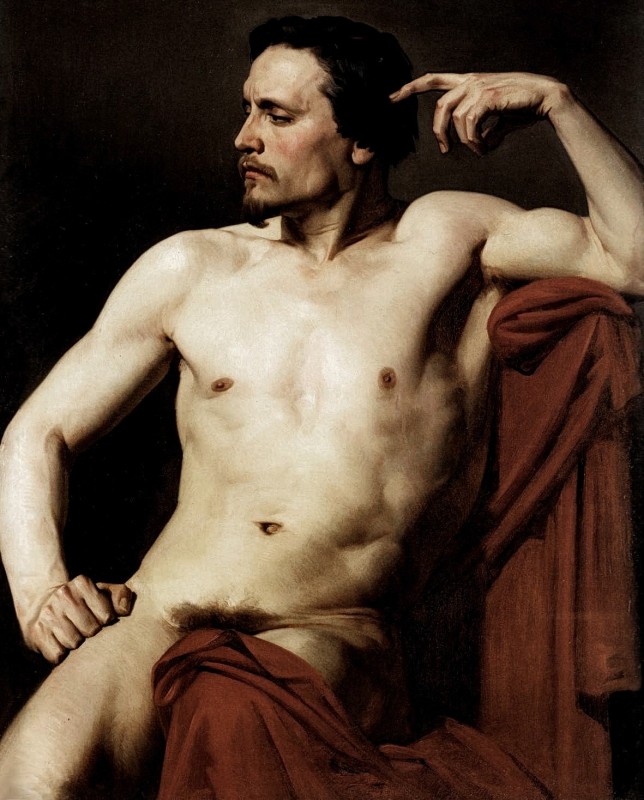 "Pictură. Nud. Figură / semifigură" by William-Adolphe Bouguereau