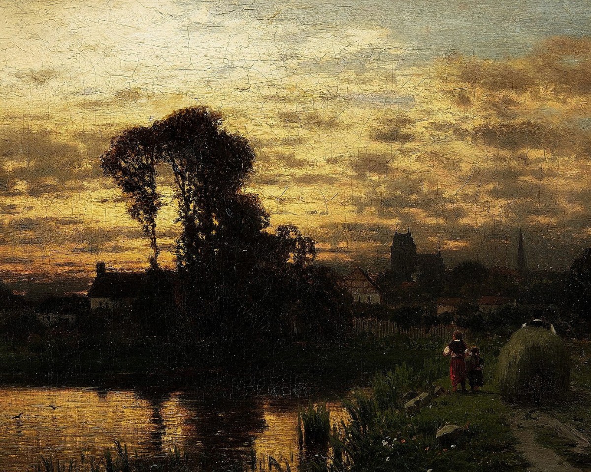 "Pictură. Rural" by Louis Douzette