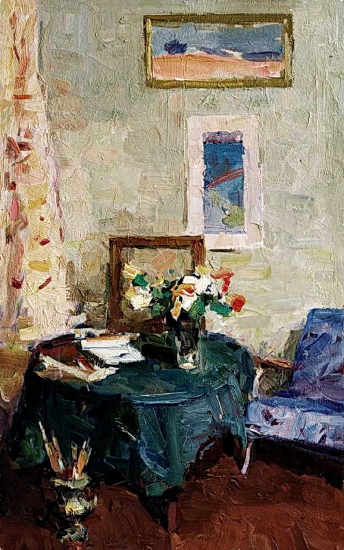 "Pictură. Flori" by Fyodor Z. Zakharov