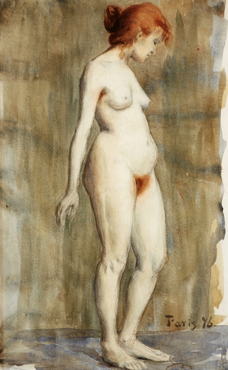 "Painting. Nude" by Berta Wilhelmson