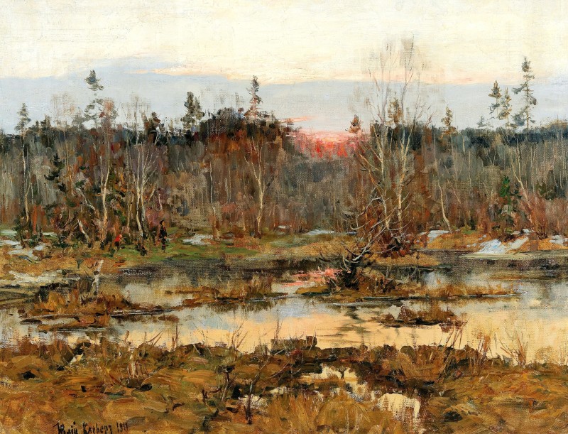 "Painting. Landscape" by Julius (Yulevich) von Klever