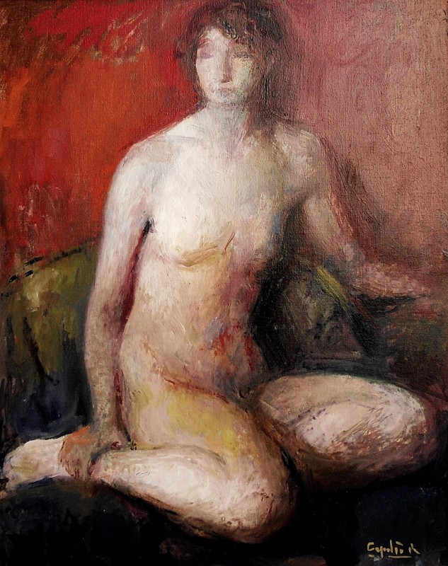 "Painting. Nude" by Rubens Capaldo