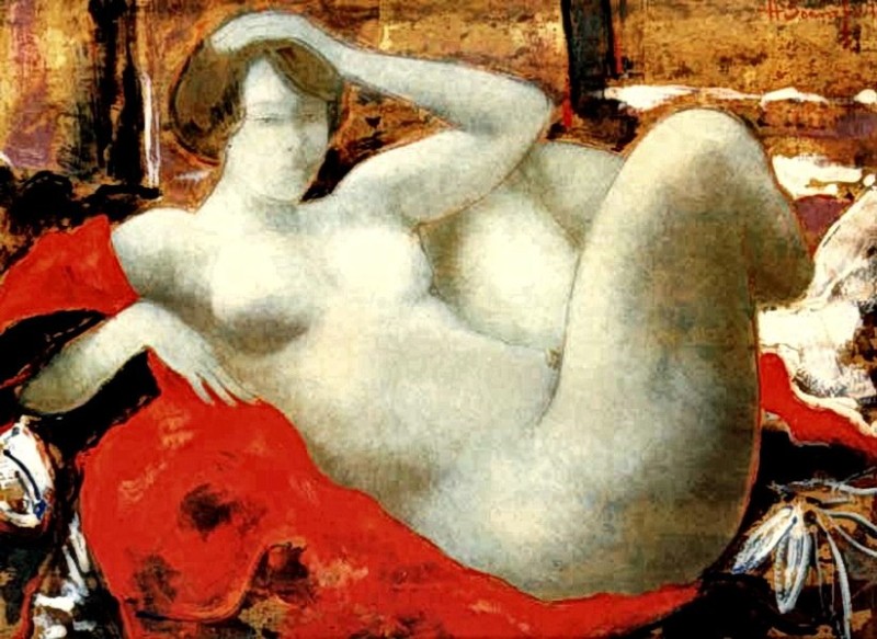 "Painting. Nude" by Alain Bonnefoit