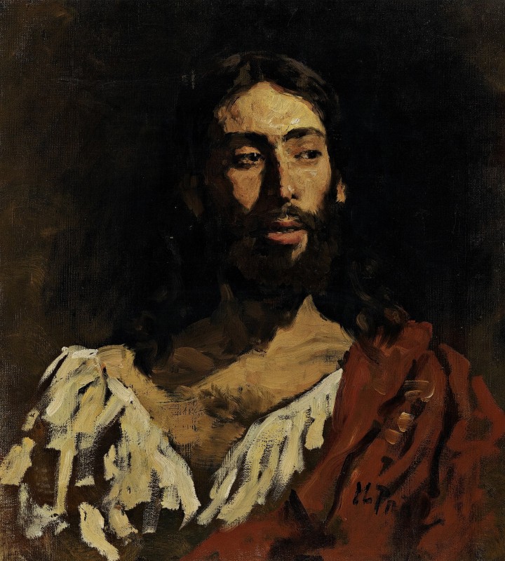 "Pictură. Portret" by Ilya Efimovich Repin, ulei pe pânză