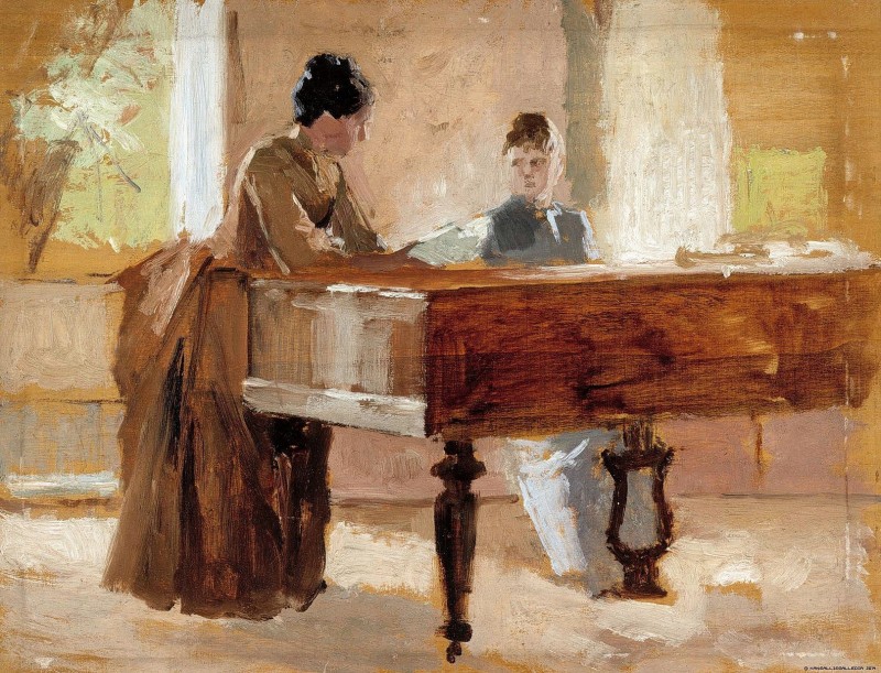 "Composition. People" by Albert Edelfelt
