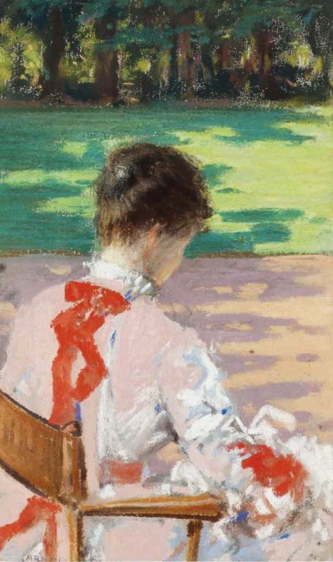 "Painting. Figure" by James Carroll Beckwith