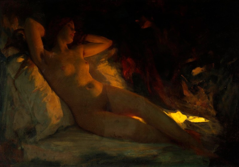 "Painting. Nude" by Albert Ritzberger
