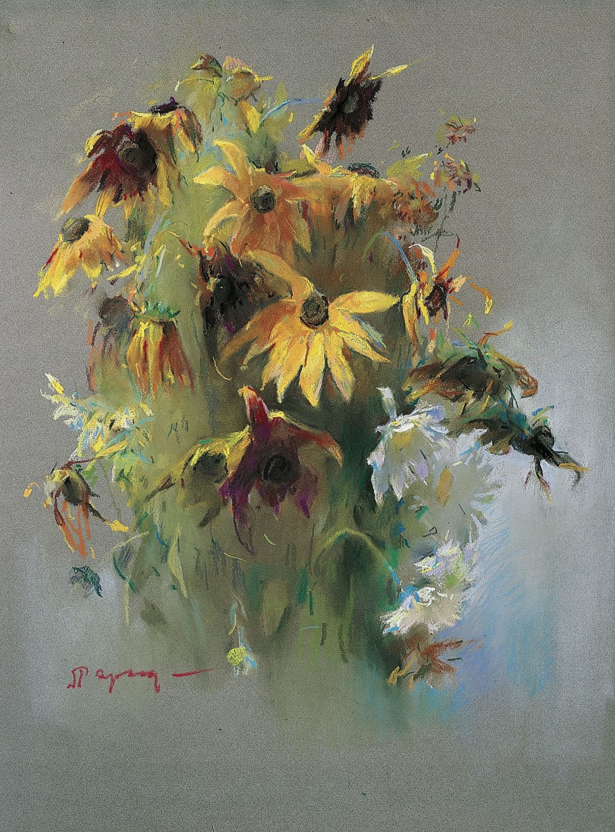 "Drawing. Flowers" by Leonid Grigoraşenco