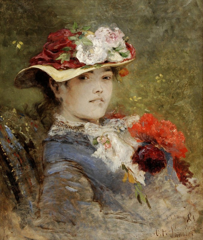 "Painting. Portrait" by Octave Alfred Saunier