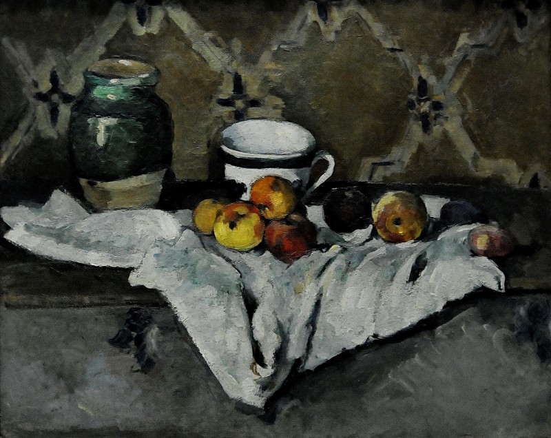 "Pictură. Natură statică" by Paul Cézanne