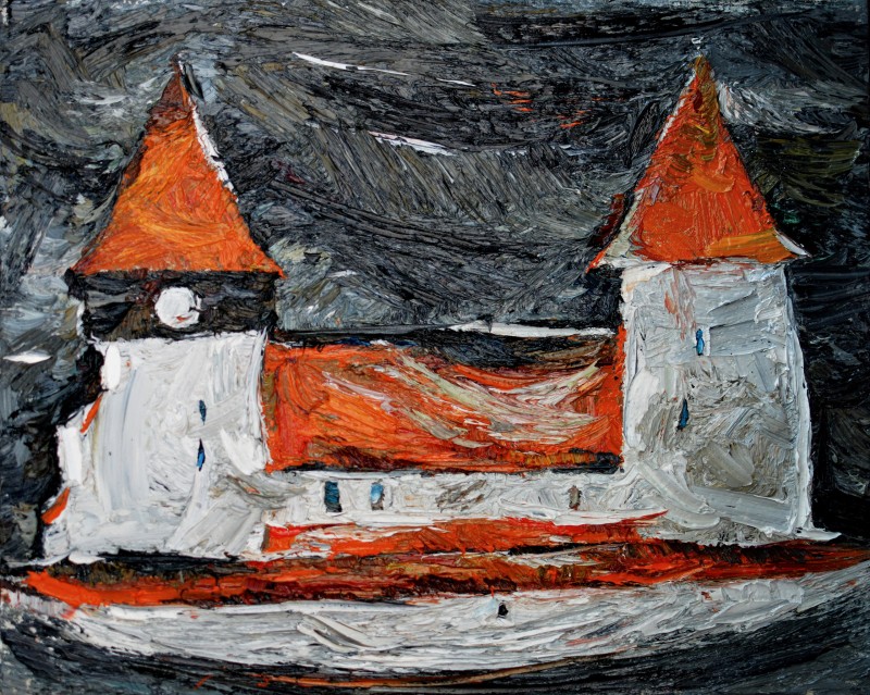 "Painting. Pleinair. Long term" by Doina Mîndrean, 420x520mm, oil on canvas