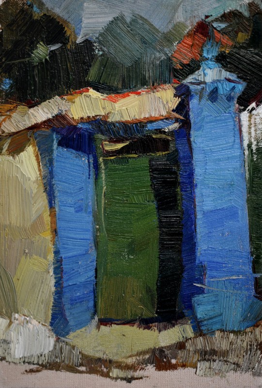 "Pictură. Pleinair. Pleinair în Moldova" by Daniela Nemțanu, ulei pe pânză