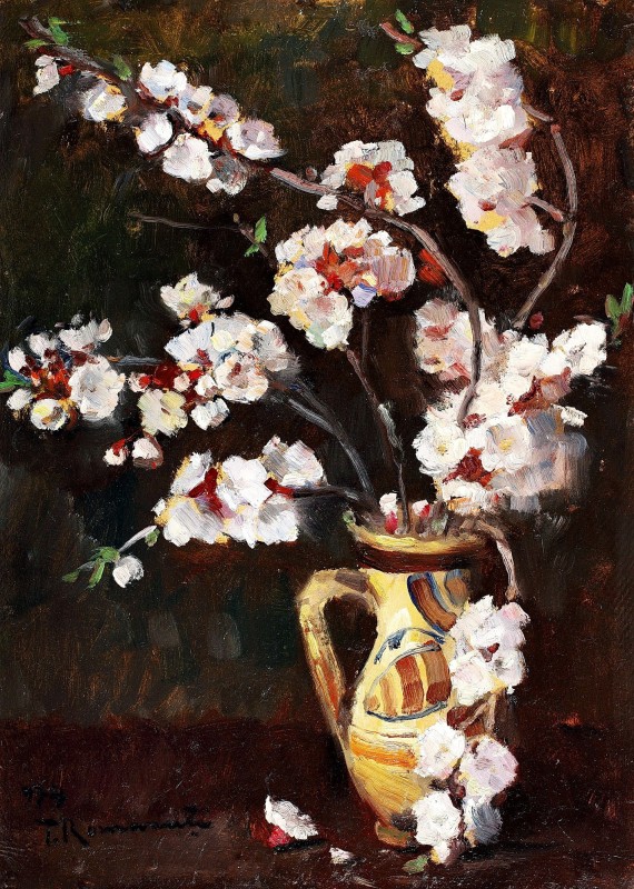 "Painting. Flowers" by Gheorghe Teodorescu Romanaţi