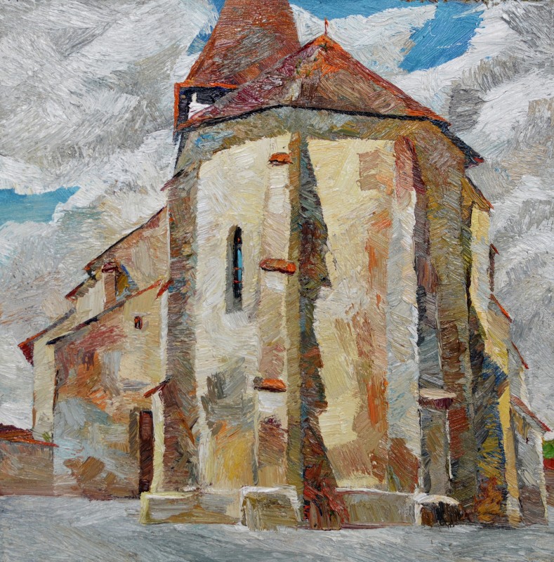 "Painting. Pleinair. Pleinair romania" by Vlada Cibuc, oil on canvas