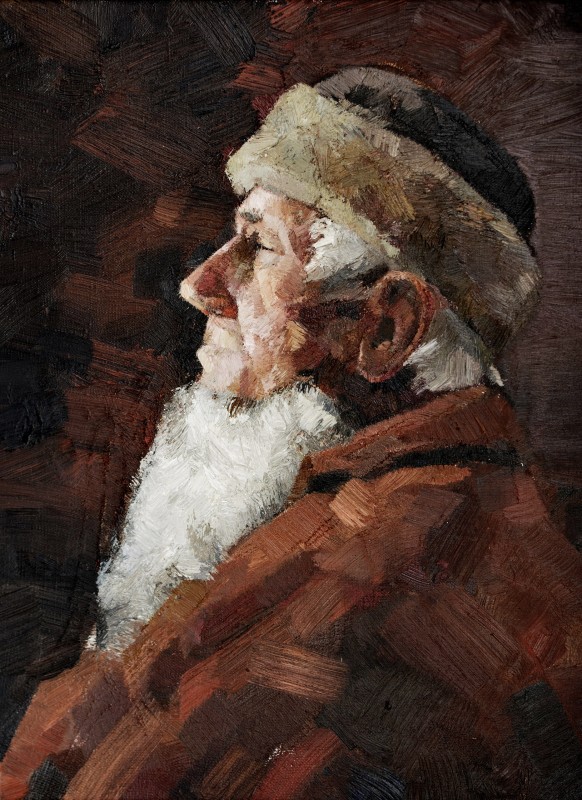 "Painting. Portrait. Long term" by Margareta Fustei, 520x400mm, oil on canvas