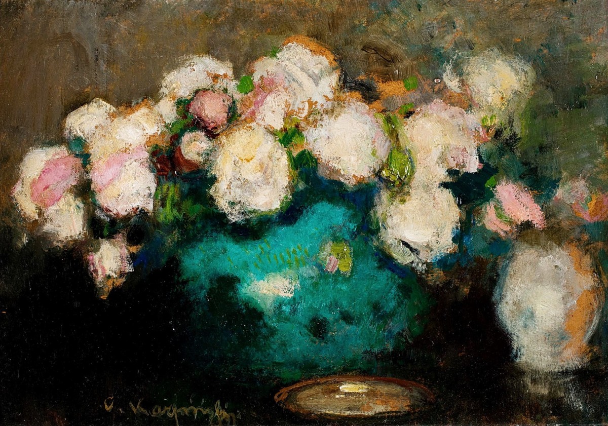 "Painting. Flowers" by Alfons Karpiński