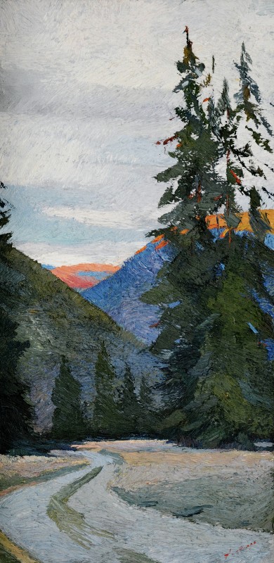 "Etude." by Anatol Ghimpu, 2012, 600x300mm, oil on canvas