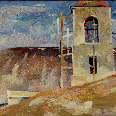 "Butuceni" by Anatol Ghimpu, 2004, 500x520mm, ulei pe pânză