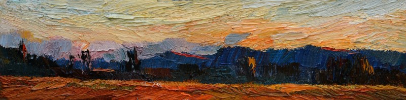 "Painting. Landscape. Pleinair. Pleinair romania" by Maxim Malerciuc, oil on canvas