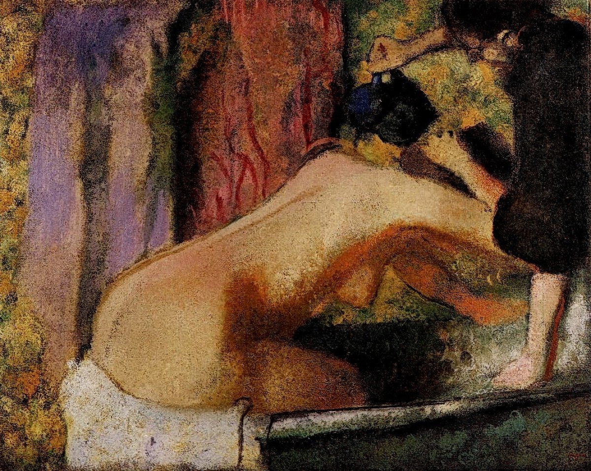 "Compoziție. Nud" by Edgar Degas