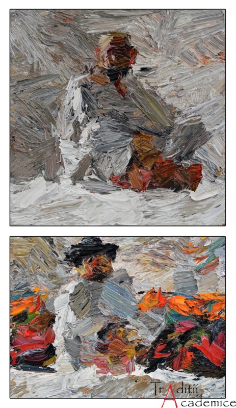 "Painting. Etude. Figure" by Eduard Leahu
