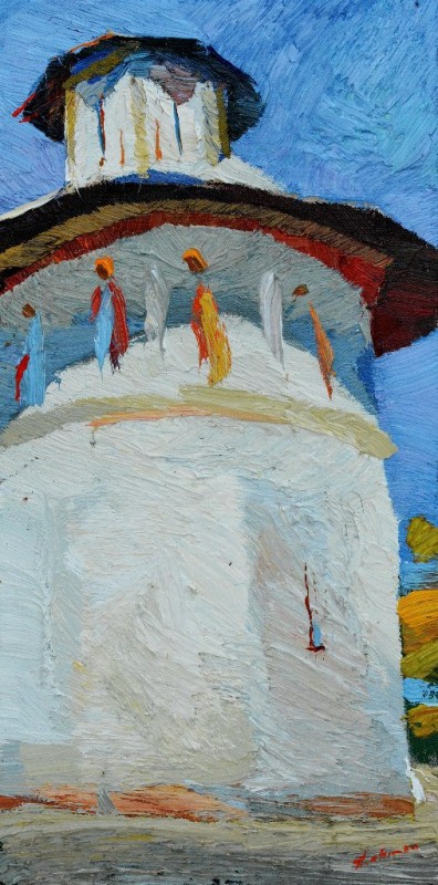 "Pictură. Pleinair. Pleinair România" by Anatol Ghimpu, ulei pe pânză