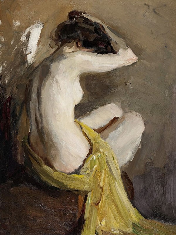 "Painting. Nude" by Jan Ciągliński