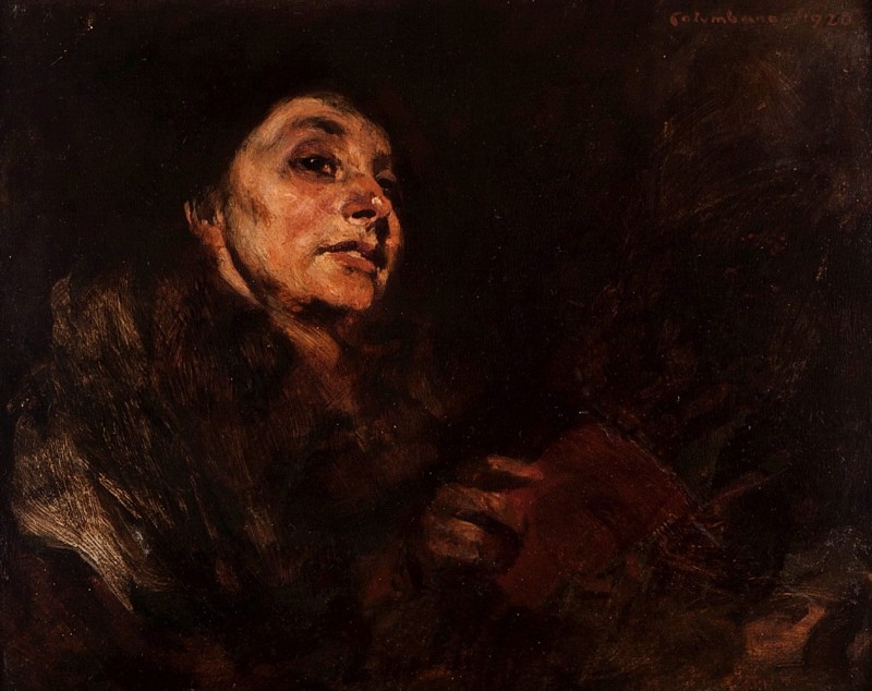 "Painting. Portrait" by Columbano Bordalo Pinheiro