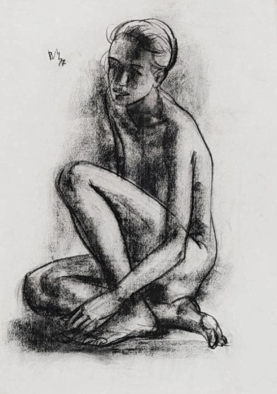 "Рисунок. Обнаженка" by В. А. Минаев