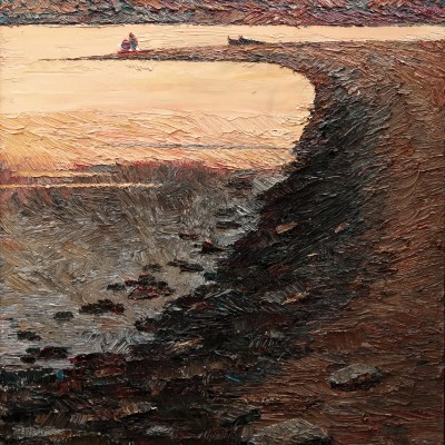 "Composition. Long term" by Alexandra Clapatiuc, 600x490mm, oil on canvas