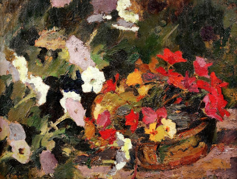 "Painting. Flowers" by Nicu Enea