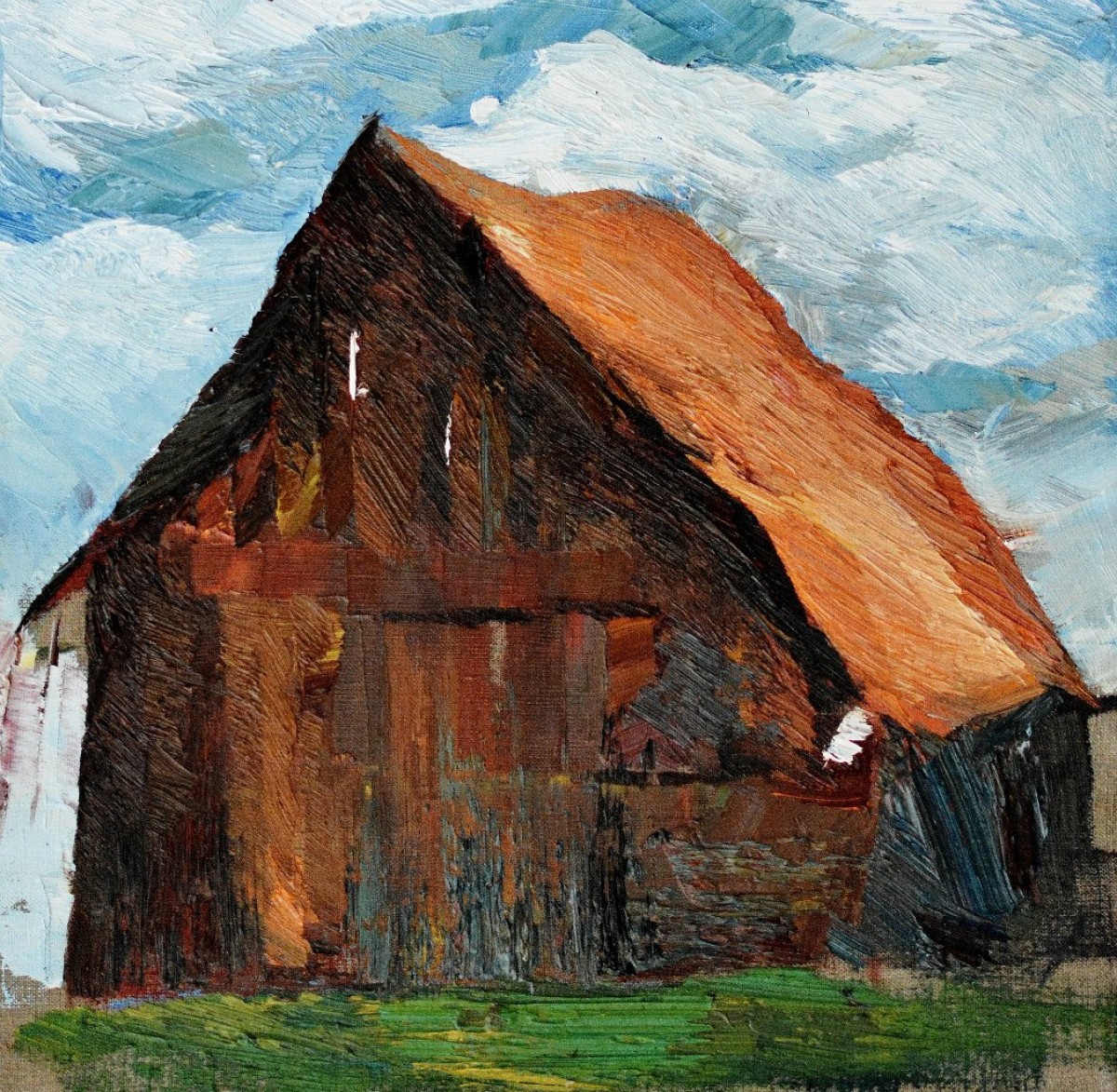 "Studiu" by Andrei Gori, 2015, oil on canvas