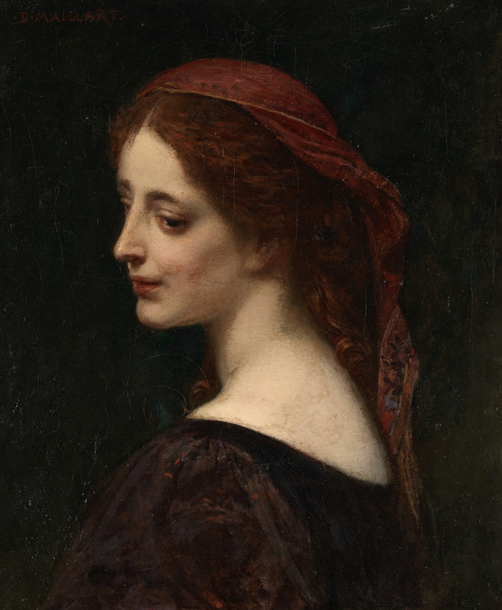 "Painting. Portrait" by Diogène Ulysse Napoléon Maillart