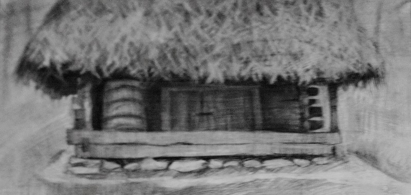 "Sibiu ASTRA" by Думитру Джосану, 2011, 200x400mm, карандаш / бумага