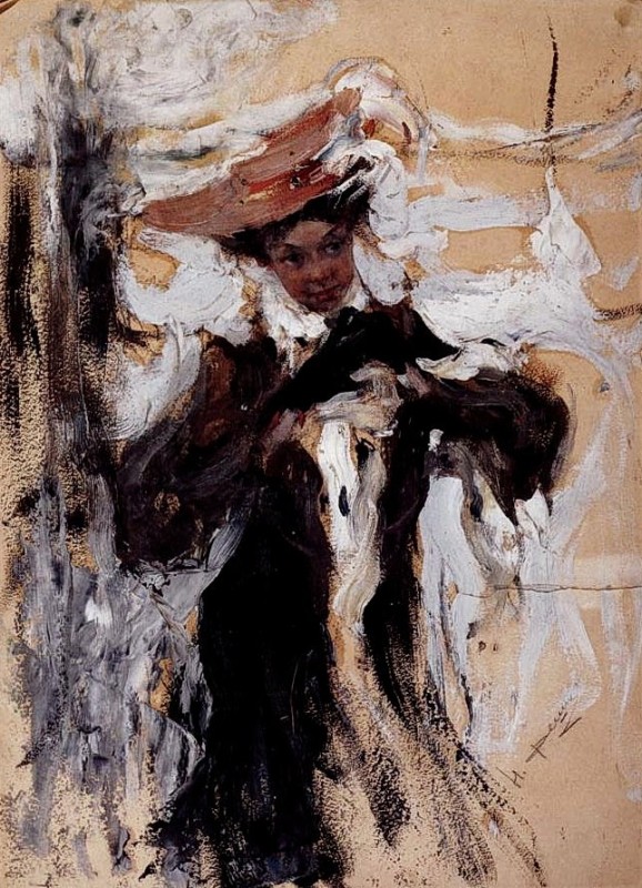 "Composition. Figure" by Nicolai Fechin