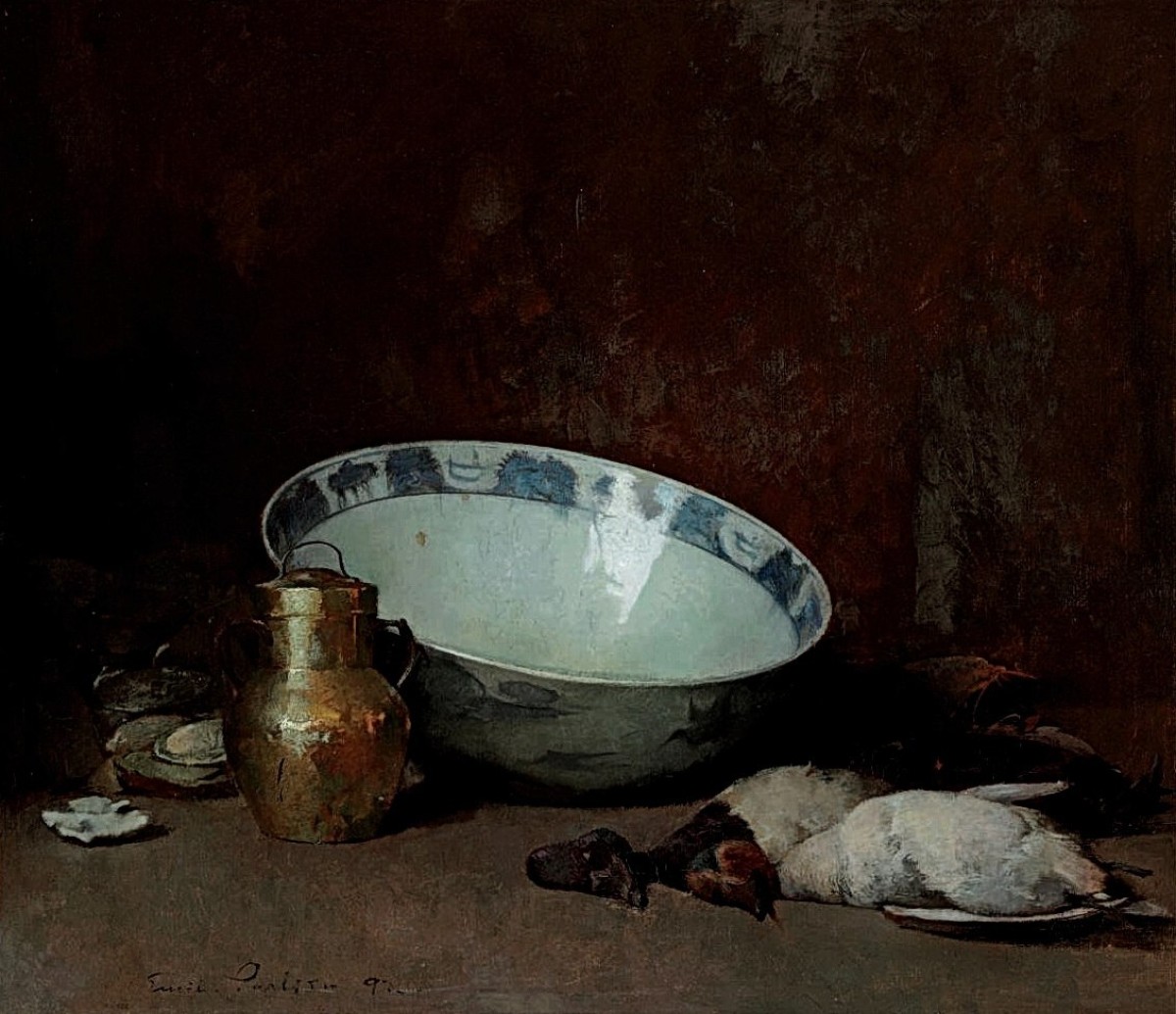 "Painting. Still life" by Emil Carlsen
