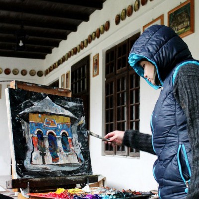 ... de la pleinair-ul din România, martie 2016