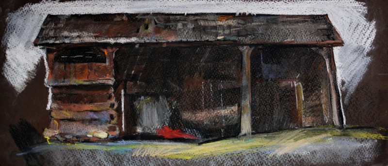 "Painting. Pleinair. Pleinair romania" by Doina Mîndrean, oil on canvas