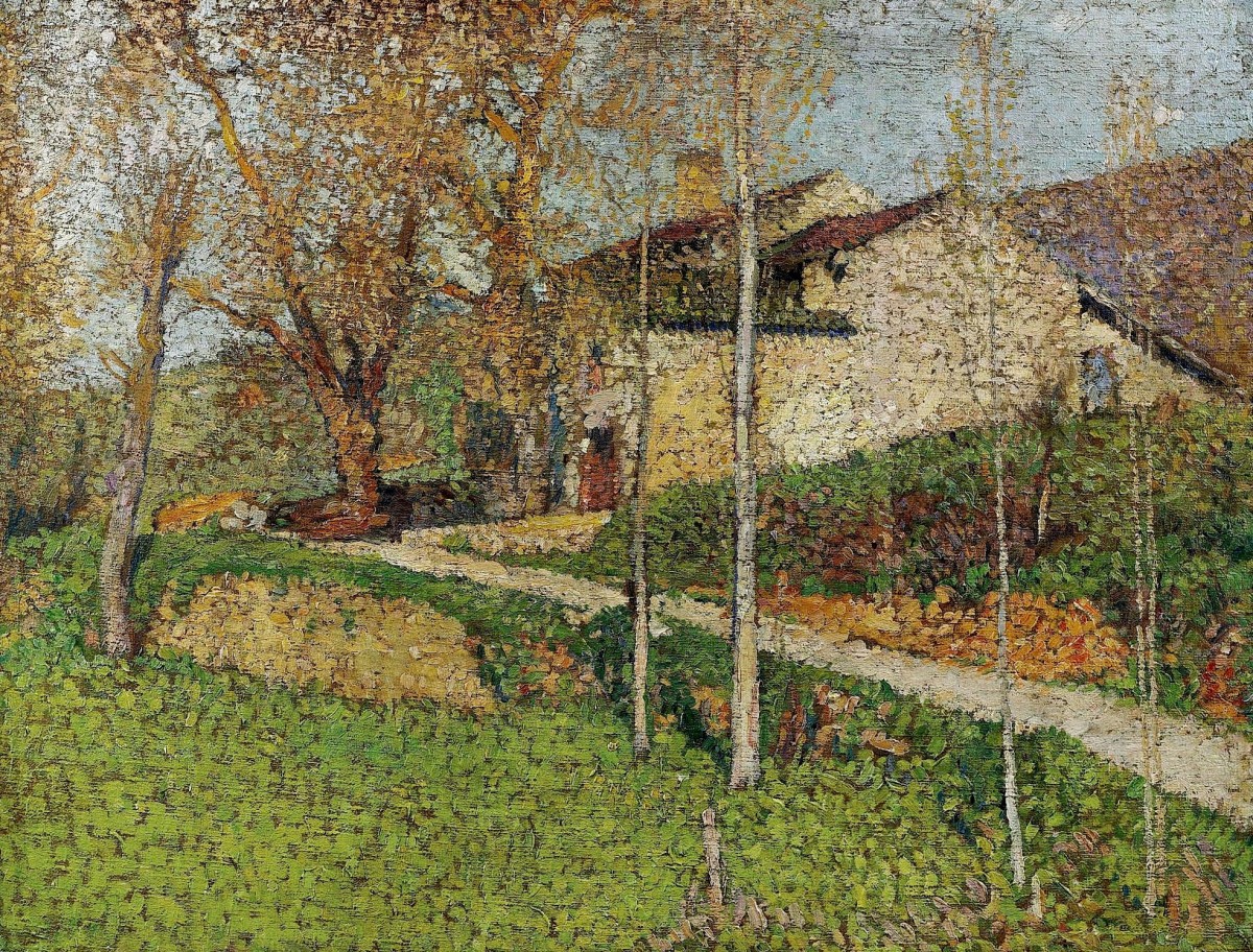 "Pictură. Rural" by Henri-Jean Guillaume Martin