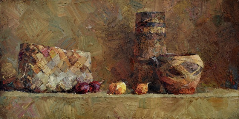 "Живопись. Продолжительный" by Наталиа Фостиcа, 500x1000mm, масло / холст