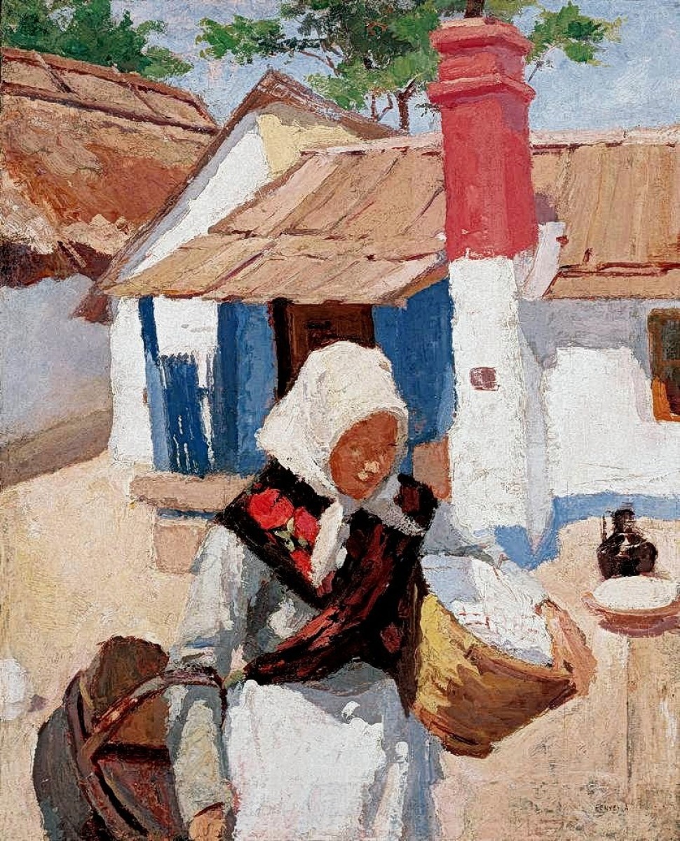 "Composition. Rural" by Adolf Fényes
